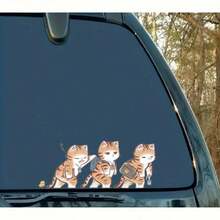 Cute Cat Stickers, Suitable For Cars And Motorcycles - Add Fun And Creative Decoration To Your Beloved Vehicle - Decorative Stickers - View 6