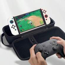 Switch NS/Switch OLED Storage Bag, Black, Can Hold Charger And Original Dock, Switch 2 Storage Bag, Joy Con 2 Controller Bag, Full Set Large Capacity Storage, Universal Portable Carrying Bag, Travel Portable Bag, Protect Device - View 7