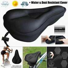 1pc Non-Slip Bicycle Seat Cover, Thick Shock-Absorbing Cycling Seat Cover, Suitable For Mountain Bikes, Commuter Bikes And General Use - Multicolor - View 7