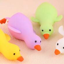 1 pieza Juguete antiestrés de pato amarillo lindo, juguete blando de animal de dibujos animados, recompensa para el aula de niños pequeños, regalo de fiesta de cumpleaños para niños y niñas, regalo de juego sensorial novedoso - Multicolor - Ver 8