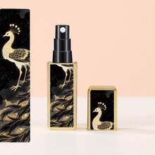 1個 5ml 可重複填充香水噴霧瓶，便攜旅行香水噴霧瓶，底部補香迷你香水瓶，黑金藝術圖案，適用於錢包、手提包與口袋 - 彩色 - 查看 11