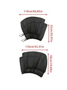 2 piezas/4 piezas Parasol universal para coche, parasol para ventana lateral, parasol para ventana trasera, protección UV, visera solar - A - Ver 12