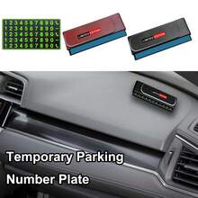 ABS Car Temporary Parking Phone Number Card Number Plate Holder - TGNCK - View 1