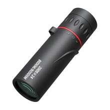 Teleskop Monokuler HD 2000x24 Mini Portabel untuk Ponsel dengan Dudukan, Cocok untuk Aktivitas Luar Ruangan, Berkemah, Berburu, dan Mengamati Burung - Hitam - View 1