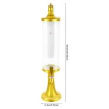 3 Liters Tower Beer Dispenser Beverage Beverage Ice Tube Tap Water Bar Party LED Lights Icicle - - Default - View 2