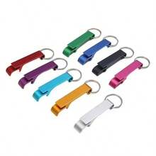 1pc Multifunctional Portable Bottle Opener Keychain, Party Souvenir Gift, Lightweight And Convenient Bottle Opener Keychain - Multicolor - View 1