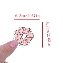50Pcs Pink Series Stickers Stationery Graffiti Stickers, Decals For Party, Water Bottle, Scrapbook, Laptop, Skateboard, Computer, Gift Bags, Envelope Seals, Office Supplies, For Teens Fans - Pink Series Stickers - View 2