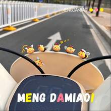 yucen 可愛小蜜蜂電動滑板車後視鏡裝飾飾品，電動單車配件，摩托車裝飾，小巧活潑 - A - 查看 4
