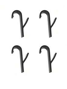 16/8/4/2pcs Multi-Function Towel Rack Hooks, Strong Load-Bearing Non-Slip Bathroom Storage Rack, No-Drill Kitchen And Bedroom Storage Rack, Bathroom Radiator Toilet Radiator Bar Bracket Hooks (Suitable For Hanging Bath Towels/Clothes/Cleaning Tools) - Multicolor - View 13