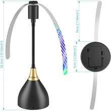 驅蠅風扇 2/3/4 入組裝 – 電池供電/USB 雙模，高效桌面驅蠅風扇，軟葉片，適用於居家、野餐、BBQ 派對及其他場合，便攜式驅蟲，靜音運行，≤36V - 黑色 - 查看 9