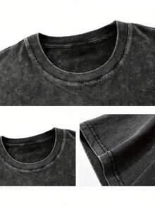 [Envío en 24h desde DE/FR/ES]Camiseta de rock I Prevail negra lavada a la mano, impresión a una cara del álbum de una banda de metal, top unisex de manga corta, bonito regalo - 1 imagen principal - Ver 3