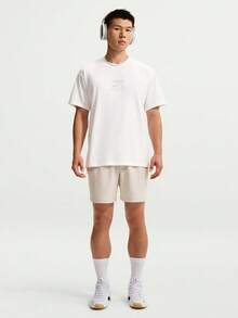 Nike Men's AS M NK TEE LSE NAC Short Sleeve Knit Collarless T-Shirt TIM6143-100 - White - View 6