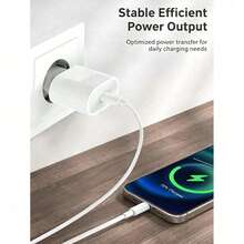20W PD USB-C EU 插頭電源適配器，兼容 與 系列，適合居家、辦公與旅行充電 - 查看 3