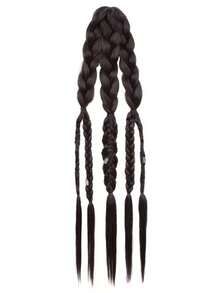 Tóc giả tết kiểu Viking bằng tóc sợi tổng hợp 24 inch, phù hợp cho trang phục Viking và cosplay chiến binh thời Trung Cổ - Nhiều màu - Xem 10