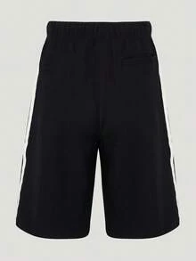 Adidas Men's Light Sports ST 3ST SHORT Classic Loose Fit Casual Shorts KR2527 - Black - View 3