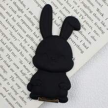 1pc Cute Cartoon Ultra-Thin Foldable Phone Stand, New Rabbit Shaped Phone Holder, Creative Back-Sticking Stand, Desktop Stand, Mark-Free Design Suitable For Men And Women - Multicolor - View 7