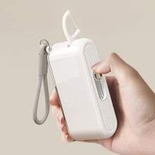 1pc/1set Automatic Pop-Up Portable Mini Toothpick Floss Dental Floss Stick Storage Box, Home Dental Floss Box. Automatic Dental Floss Box, Portable Mini Dental Floss Storage. Personal Care And Personal Cleaning Tools, Oral Care Products Storage. Convenient And Practical, Durable And Sturdy. Home & Living Products - Multicolor - View 7