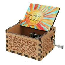 66 Bible Study Guide + You Are My Sunshine Wooden Music Box, Christian Devotional Journal With Daily Scripture, Vintage Hand Carved Inspirational Gift For Women Teens Church Groups - Perfect For Birthday, Thanksgiving & Christmas - Variant - View 5