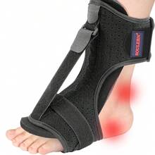 1PC Plantar Fasciitis Night Splint, Adjustable Drop Foot Brace, Nighttime Dorsiflexion Support Heel Pain, Achilles Tendonitis & Ankle Discomfort Relief - 1 Package - View 6