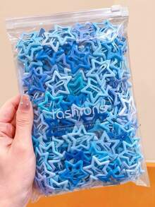 100/60/30/10 Pcs/Set Matte Hollow Star Hair Clips, Multicolor Options, Versatile Hair Accessory - Suitable For Women And Girls, Daily, Party, Y2K Aesthetic - Multicolor - View 15