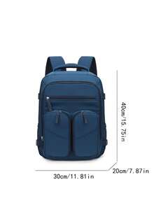 Travel Backpack For Men, Lightweight, Suitable For Short Trips, Commuting, Travel Luggage Bag, Large Capacity, Laptop, Book Bag - Multicolor - View 3