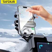 TAFDIUR 車用螢幕重力手機支架 延伸臂式中央控制台大螢幕導航支架 360°通用旋轉 穩定防震車用手機架 - 多色 - 查看 5