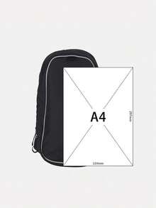 Nike Tas Selempang Unisex NK NSW COMMUTE SLING - REFLCTV Outdoor Crossbody Bag IQ1285-010 - Hitam - View 7