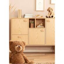 2 Packs Log-Style Cartoon Solid Wood Handles, Creative Pulls For Wardrobes, Cabinets And Drawers In Kids' Rooms - Multiple Styles - View 6