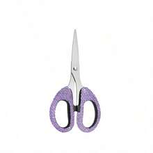 1pc Shiny Rhinestone Mini Scissors, Sewing Scissors, Small Office Home Portable Stainless Steel Paper Cutting Scissors For Opening Packages, Trimming Bangs, Thread, Fabric, School Scissors, Sewing Tool Accessories, Rhinestone Handicrafts - Multicolor - View 18
