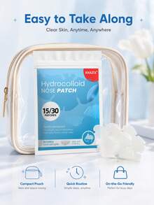 30pcs Gentle Skin-Friendly Mint Scented Nasal Strips For Nighttime Sleep Comfort And Refreshing Nasal Care, Breathable Sweat-Resistant Material With No Special Odor - 30PCS - View 7