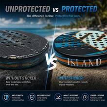 2pcs Matte Padel Racket Frame Protection Tape, Wear-Resistant Anti-Scratch Self-Adhesive Frame Guard Sticker, Invisible Design Doesn't Obscure Original Pattern, Suitable For Padel Tennis Enthusiasts - Multicolor - View 8