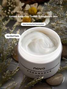 NOVO Clear Skin Makeup Remover Balm, Gentle Deep Cleansing For Face; Eye, Lip And Face Makeup Remover Water, Lotion And Oil - 01# Cleansing Sea Mud - View 11