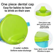 1PC 220ml Dual Handle Duck Spout Sippy Cup, Integrated Lid And Straw, PP Material, Anti-Drop Anti-Spill Water Cup, Portable Direct Drinking, Suitable For Daily Use - Multicolor - View 7
