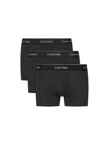 Calvin Klein [Bundle] Top Selling 3 Packs Boxers + Modern Cotton 3 Packs Men's Boxers - Black+White - View 2