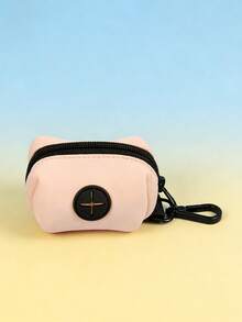 Portable Pet Waste Bag Dispenser, Convenient Dog Poop Bag Holder, Cute Macaron/Polka Dot High-Quality Soft Neoprene Fashion Dog Waste Bag Storage, Ideal Choice For Pet Lovers - Multicolor - View 8