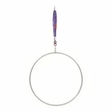 30Kn Stainless Steel Aerial Yoga Ring - Home Gym Ceiling Bracket - Default - View 4