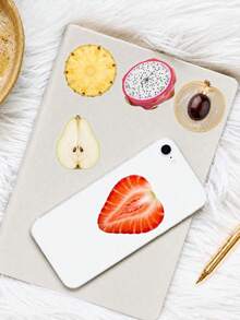 50Pcs Fresh Fruit Slice PET Stickers, Multi Round Cross-Section Layout, Moisture Proof No Paper Damage, Thermal Cup Notebook Gift Box Bestie Summer Mini Decor - 7*6*1 - View 7