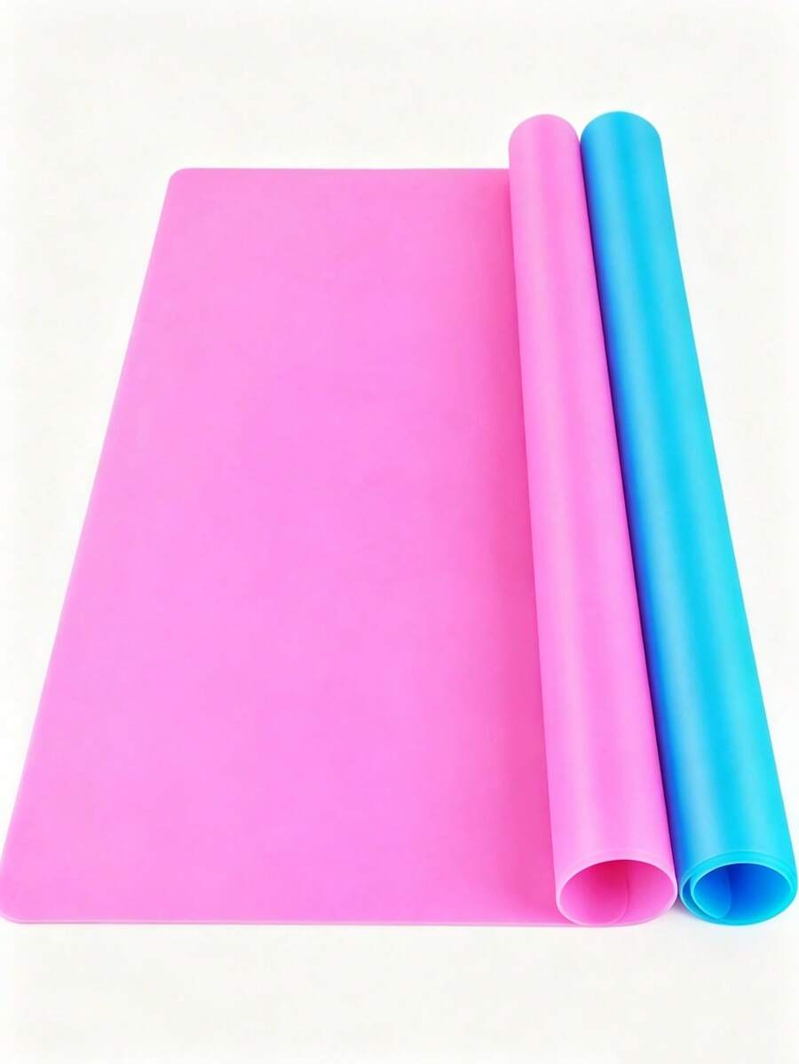 Resin Mold Silicone Mat, 15.7in X 11.8in, Clay Mat, Clay Resin Art Mat, Large Non-Stick Silicone Craft Board, Silicone Mat, Craft Jewelry Resin Mold Silicone Mat, Suitable For UV Resin, Paint, Clay - Silicone Pad - View 1