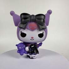 Sanrio Kuromi 系列禮盒，手工辦公室娃娃，桌面裝飾，送給女孩的禮物，適合節日、聖誕神秘禮盒 - 彩色 - 查看 6