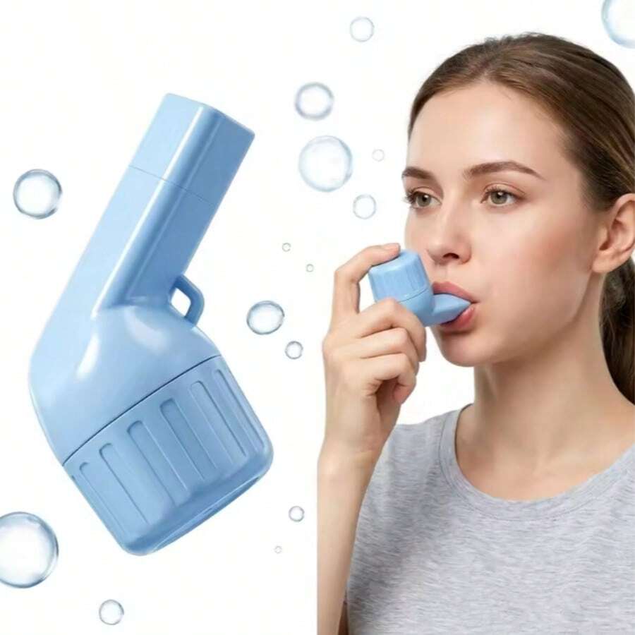Breathing Trainer Lung Function Improvement Trainer Breathing Capacity Meter Breathing Exercise Device Measurement Tool - Multicolor - View 1