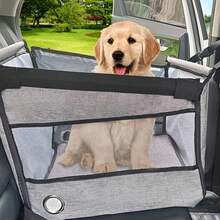 大型汽車寵物犬籠旅行車墊 前座寵物墊 狗籃 - 彩色 - 查看 9