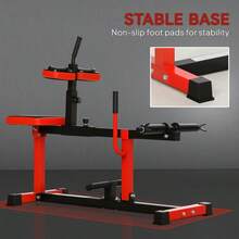 [Local Shipping] Adjustable Steel Seated Calf Raise Exercise Strength Training Gym Equipment, Red-XY690868 - A91-055V00RD - View 5