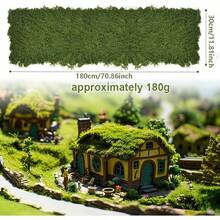 1件 120cm 人造苔蘚桌旗 人造苔蘚墊,適用於派對、婚禮、生日 DIY 桌面裝飾,居家裝飾苔蘚 - 多色 - 查看 13
