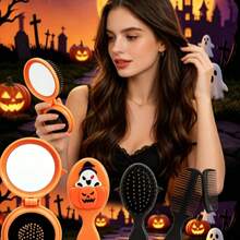 Halloween Massage Comb, Pumpkin Cushion Scalp Massage Comb, Cross-Border Hair Comb For Head - Multicolor - View 4