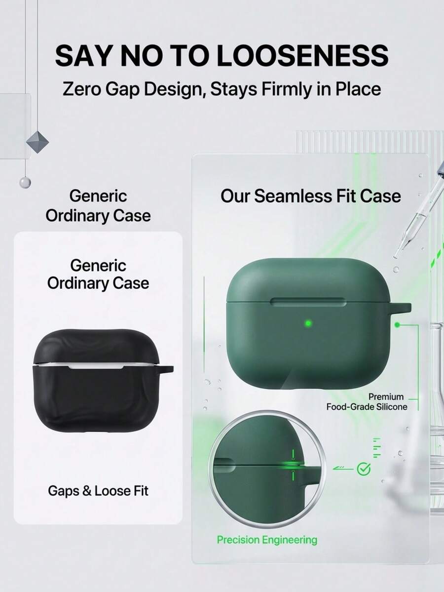 新款 Apple 藍牙耳機 Pro3 保護殼，Pro3 耳機保護套 - 彩色 - 查看 1