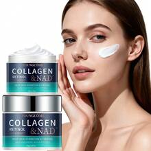 YOUNGCOME Collagen NAD Retinol Day & Night Moisturizer - Hydrating Firming Face Cream With Hyaluronic Acid & Peptides, Daily Skin Care Routine For Dry/Oily/Combination Skin, Long-Lasting Hydration, Smooth & Radiant Complexion - Hyaluronic Acid - View 1