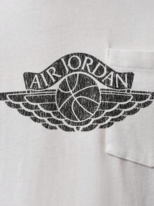Jordan 男款 AS FLT ES 85 W PKT SS CRW 短袖 T-Shirt，針織無領短版 TIO2085-100 - 黑與白 - 查看 4