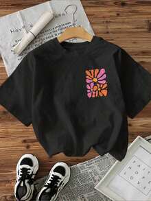 Plus Size T-Shirts - Black - View 3