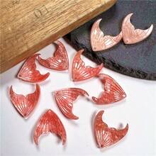 17*18mm 3D飛魚吊墜孔尾，高品質醋酸纖維手工DIY吊墜樹脂流蘇配件 - 彩色 - 查看 4