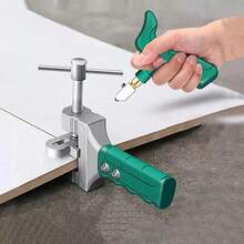 Cortador De Vidrio Azulejo Baldosa Cerámica Espejo Mano Kit - verde - Ver 8